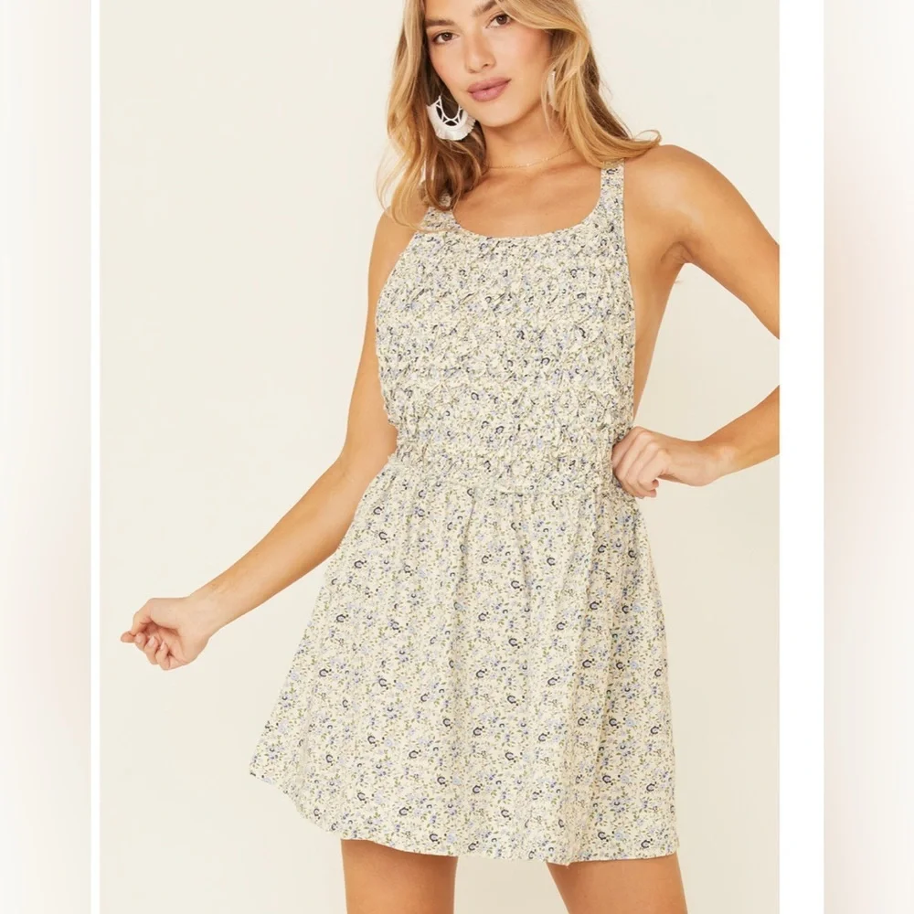 ๐ FREE PEOPLE Petunia Mini Dress - Picture 3 of 6